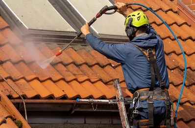 Démoussage et hydrofuge de toiture à Arbecey